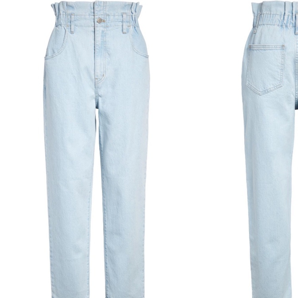Madewell Paperbag High waist Classic straight jean